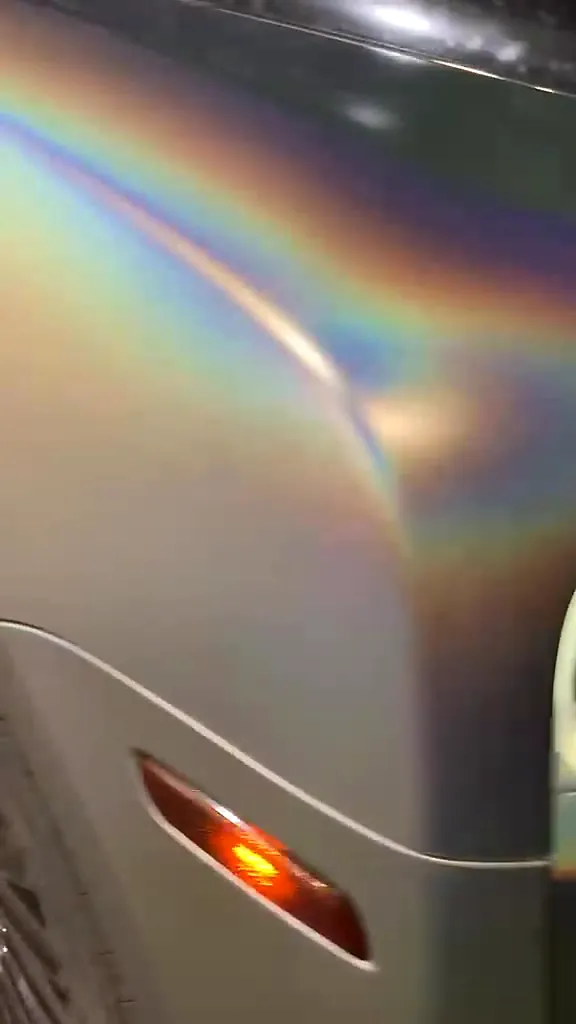 Iridescent color shift wrap Rolls-Royce